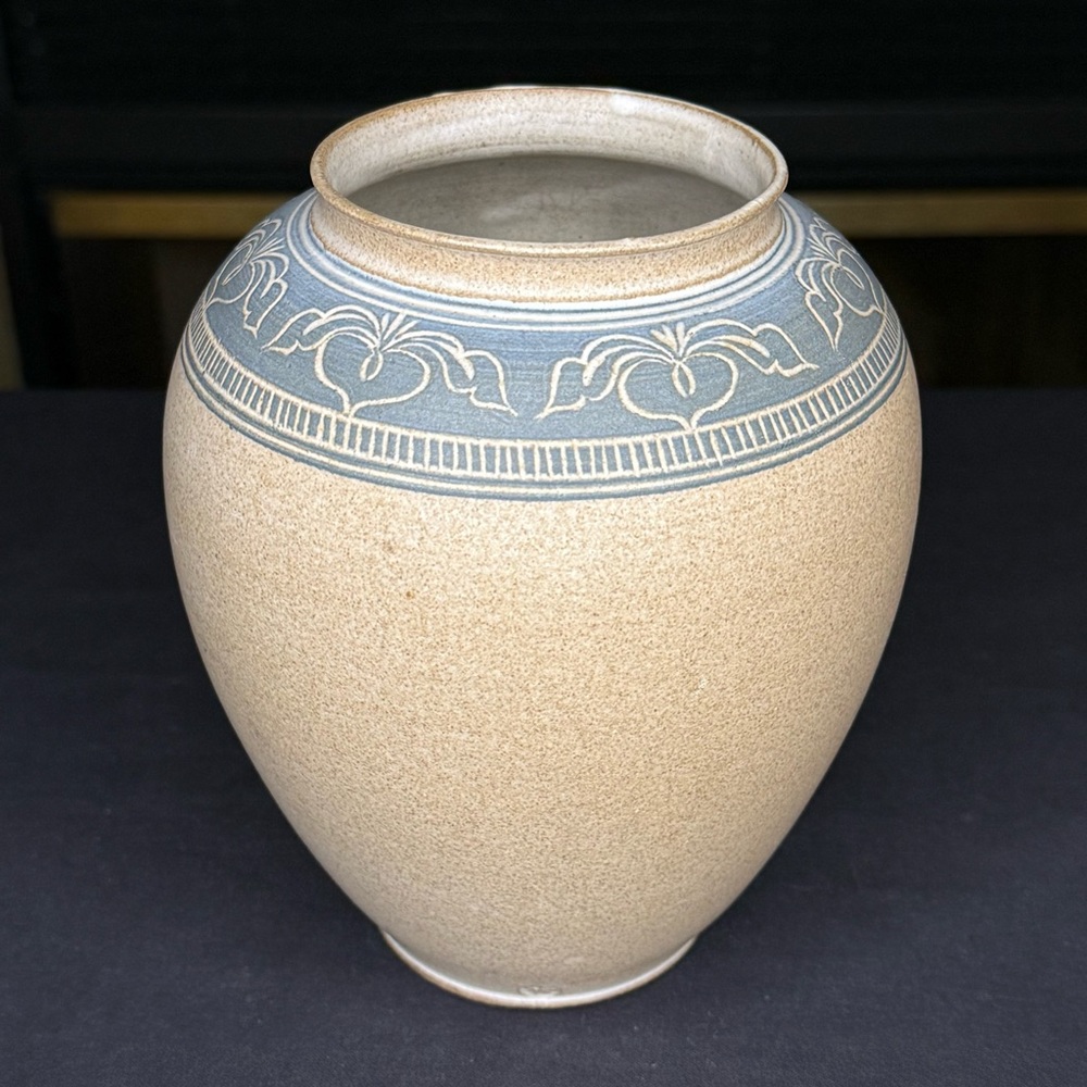 Signed Pottery Vase